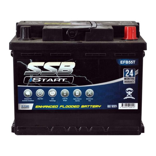 EFB55T SSB Stop Start EFB MF Car Battery (DIN55T)