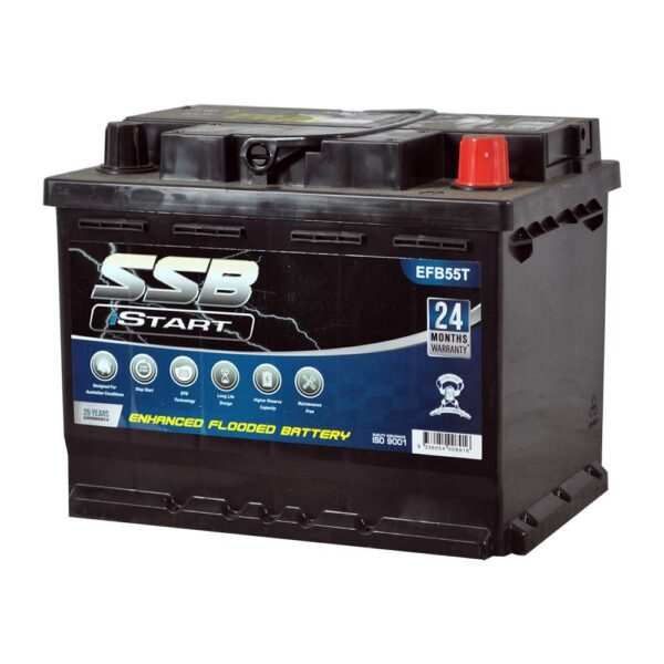 EFB55T SSB Stop Start EFB MF Car Battery (DIN55T)