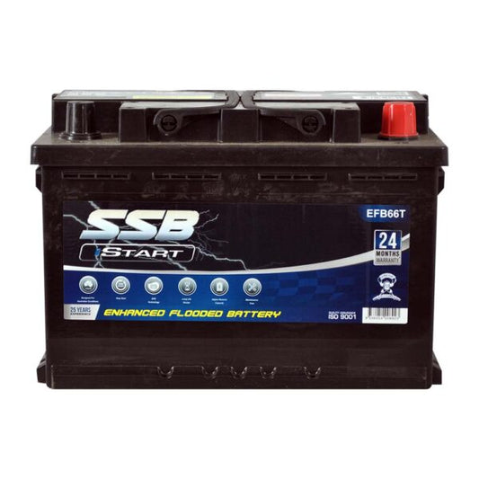 EFB66T SSB Stop Start EFB MF Car Battery (DIN66T)