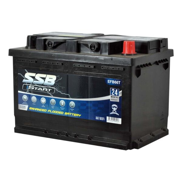 EFB66T SSB Stop Start EFB MF Car Battery (DIN66T)