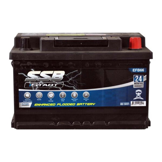 EFB66 SSB Stop Start EFB MF Car Battery (DIN66)