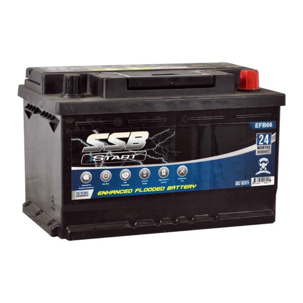 EFB66 SSB Stop Start EFB MF Car Battery (DIN66)