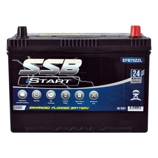 EFB70ZZL SSB Stop Start EFB MF Car Battery (70ZZL)