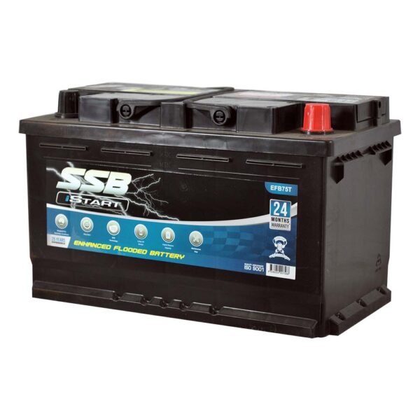 EFB75T SSB Stop Start EFB MF Car Battery (DIN75T)