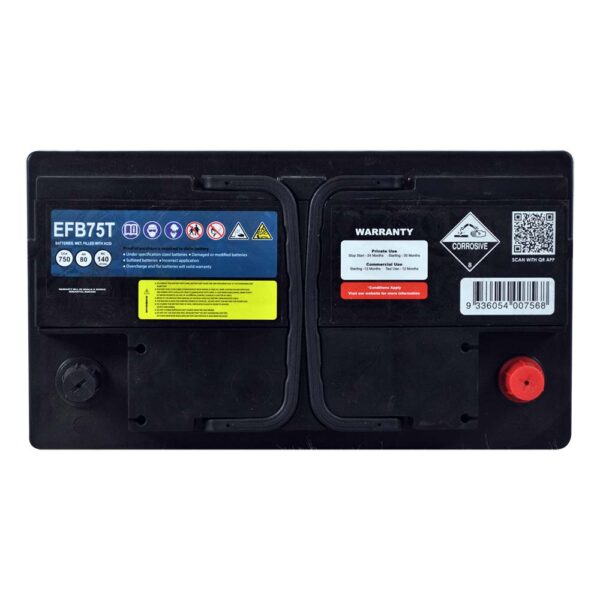 EFB75T SSB Stop Start EFB MF Car Battery (DIN75T)