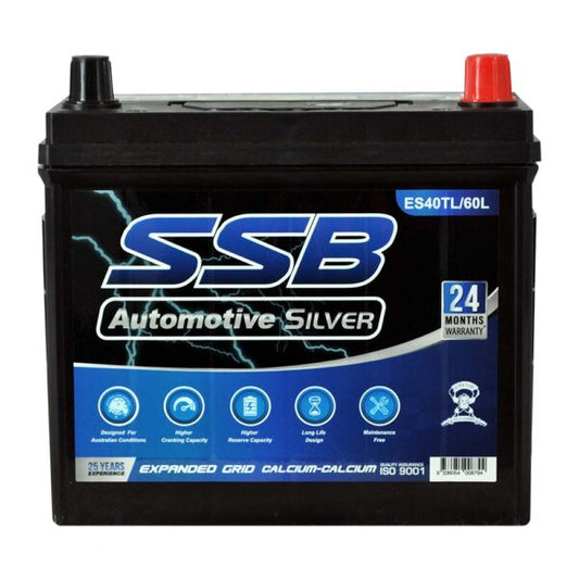ES40TL/60L SSB Silver MF Car Battery