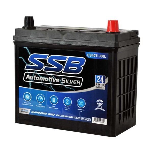 ES40TL/60L SSB Silver MF Car Battery