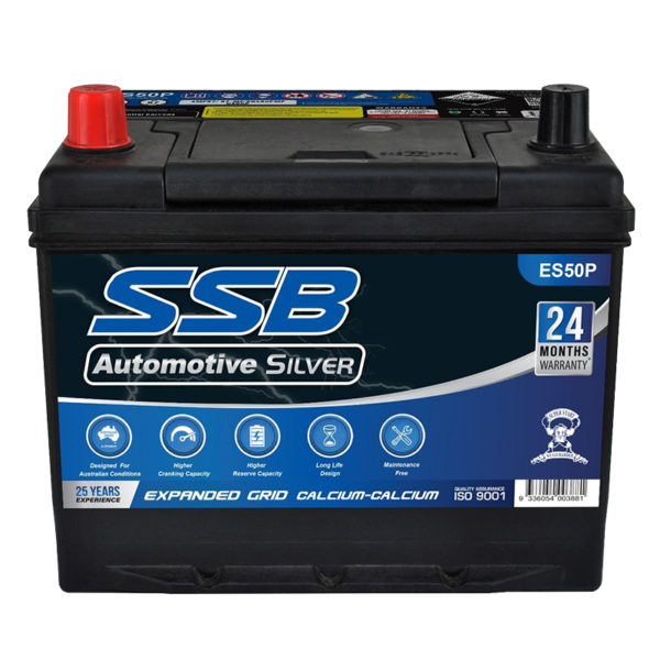 ES50P SSB Silver MF Car Battery