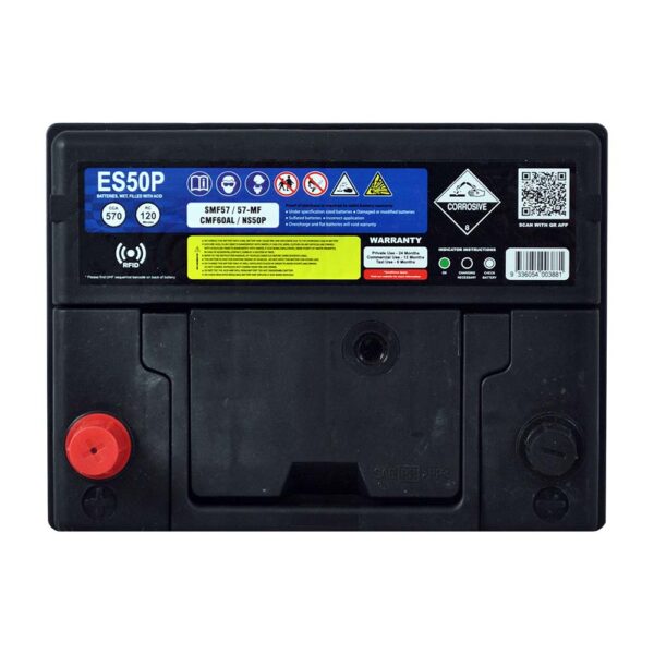 ES50P SSB Silver MF Car Battery