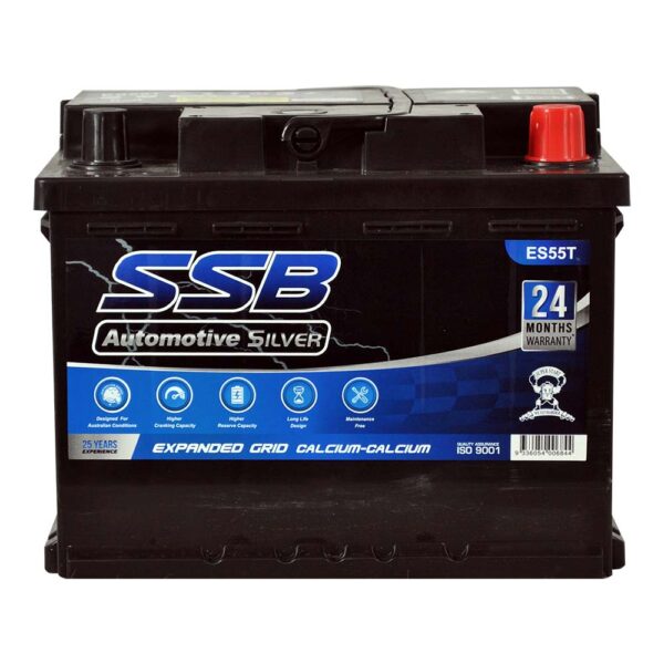 ES55T SSB Silver MF Car Battery