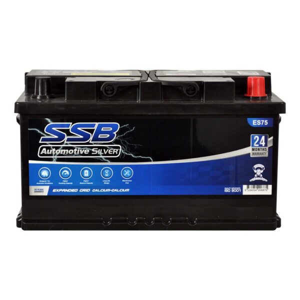 ES75 SSB Silver MF Car Battery