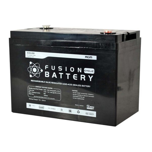 EV6-200 Fusion Electric Vehicle 6V Deep Cycle Battery