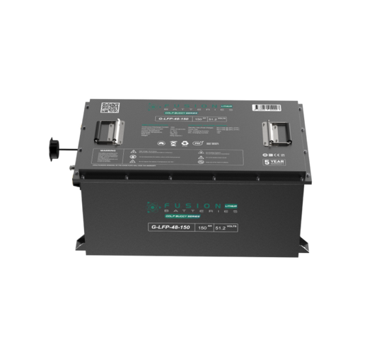 G-LFP-48-150 Fusion 48V 150AH Lithium Deep Cycle Battery Golf Buggy