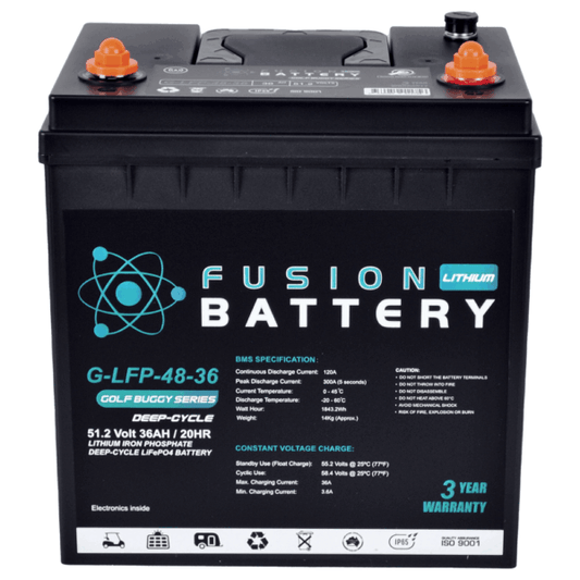 G-LFP-48-36 Fusion Golf Buggy Series Lithium Deep Cycle Battery