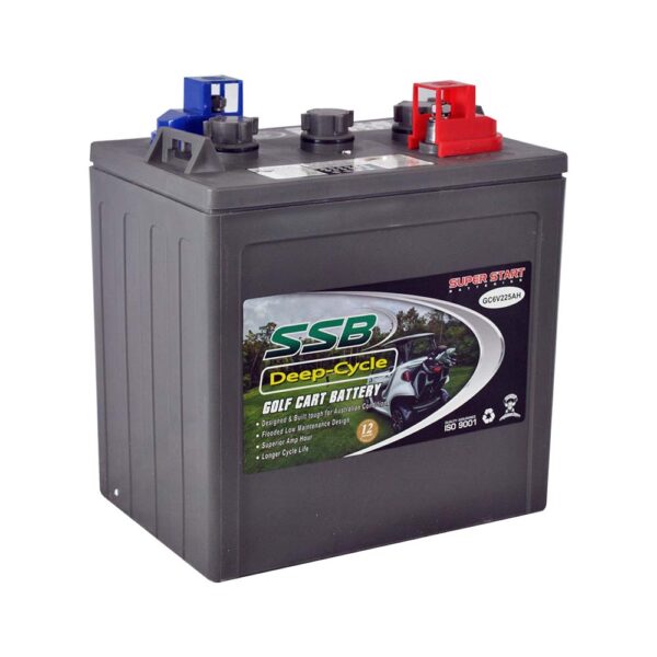 GC6V225AH SSB Golf Cart Deep Cycle Battery (6V)