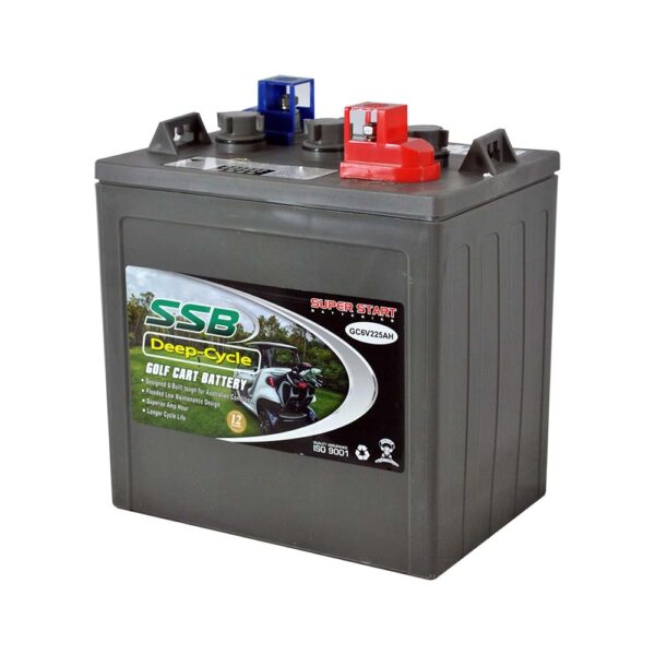 GC6V225AH SSB Golf Cart Deep Cycle Battery (6V)