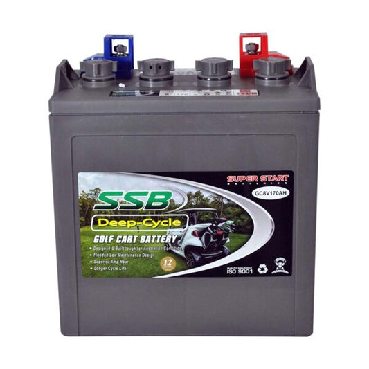 GC8V170AH SSB Golf Cart Deep Cycle Battery (8V)