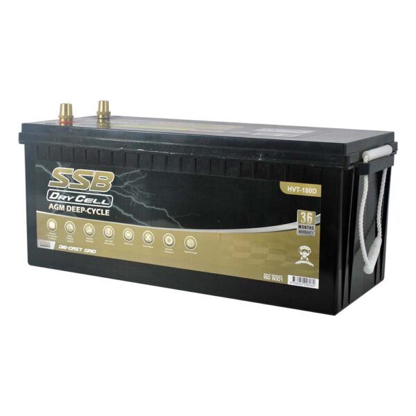 HVT-180D Dual Purpose VRLA (AGM) Battery (Group 180D)
