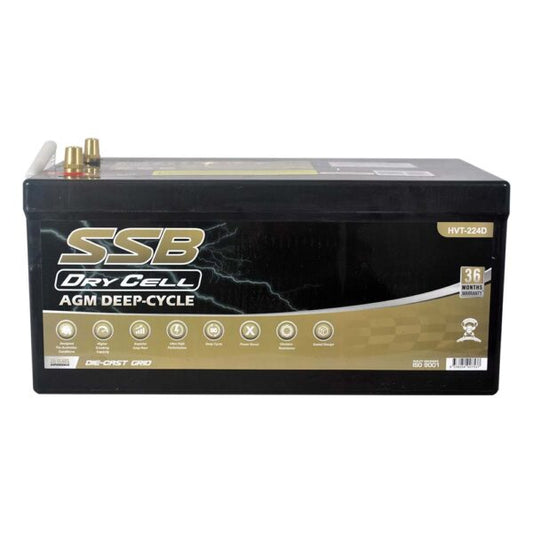 HVT-224D Dual Purpose VRLA (AGM) Battery (Group 224D)