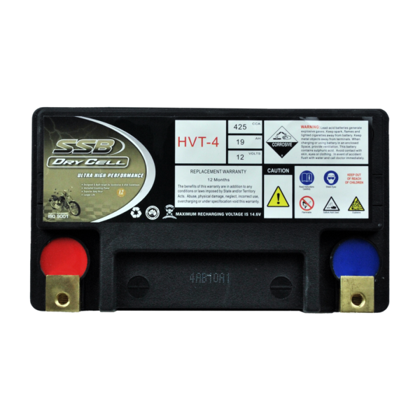 HVT-4 SSB DryCell HVT Motorcycle Battery