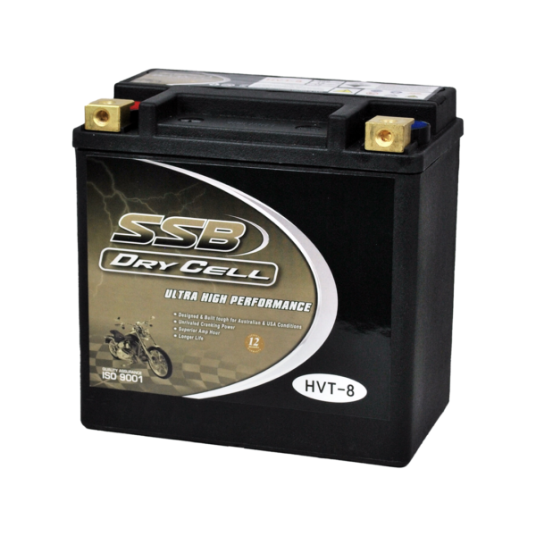 HVT-8 SSB DryCell HVT Motorcycle Battery