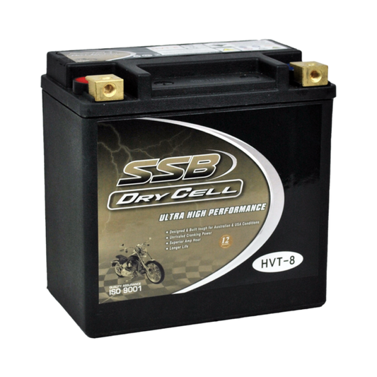 HVT-8 SSB DryCell HVT Motorcycle Battery