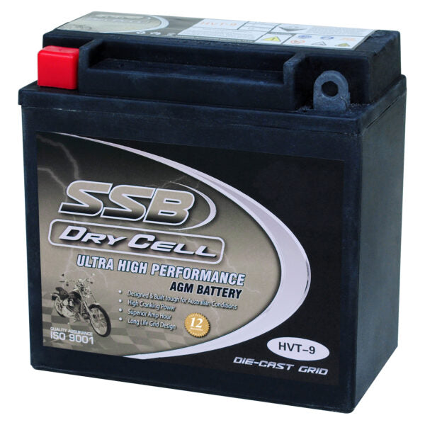 HVT-9 SSB DryCell HVT Motorcycle Battery