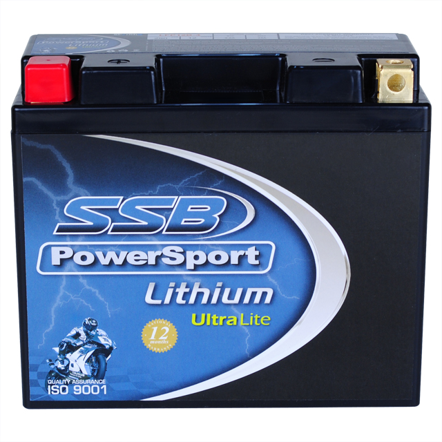 LFP12B-4 SSB Lithium Ultralite Motorcycle Battery