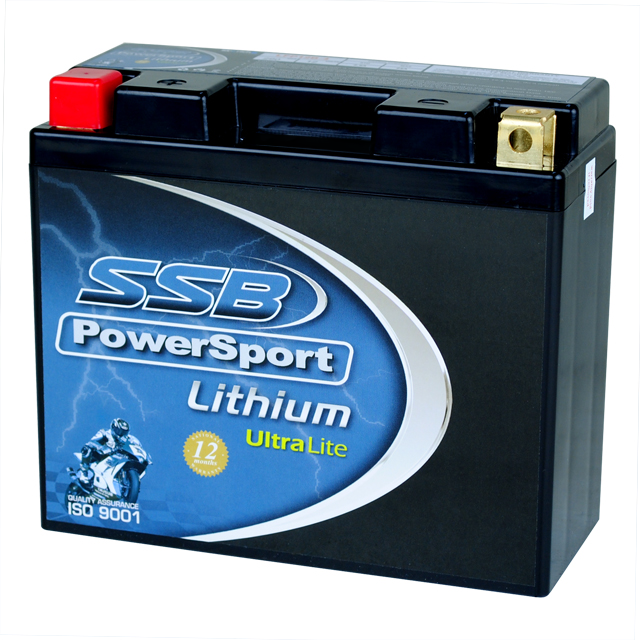 LFP12B-4 SSB Lithium Ultralite Motorcycle Battery