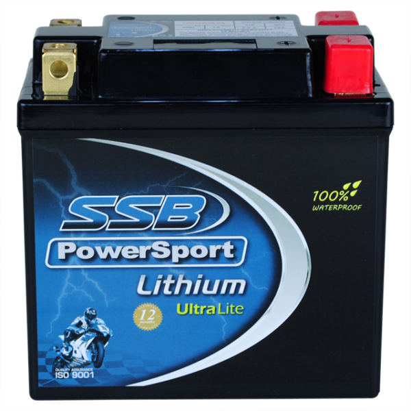 LFP14AHQ-BS SSB Lithium Ultralite Motorcycle Battery