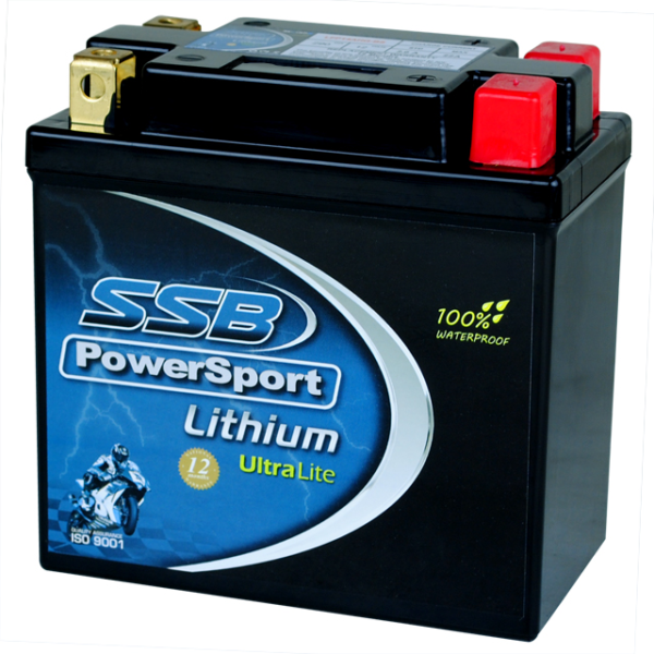 LFP14AHQ-BS SSB Lithium Ultralite Motorcycle Battery