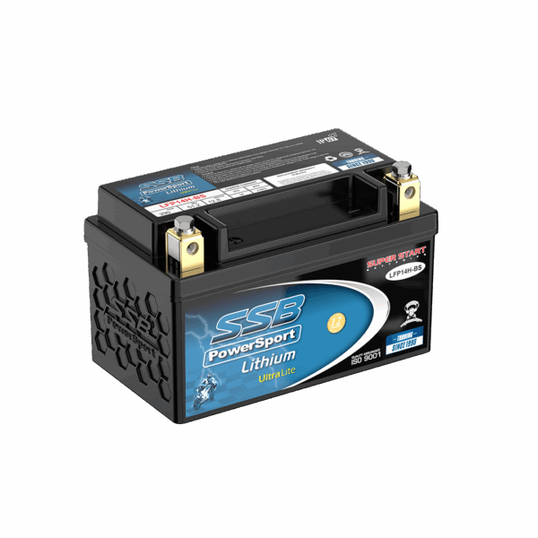 LFP14H-BS SSB Lithium Ultralite Motorcycle Battery