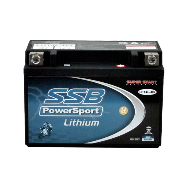 SSB LH14L-BS (YTX14L-BS)  UltraLite Lithium Prismatic Cell Motorcycle
