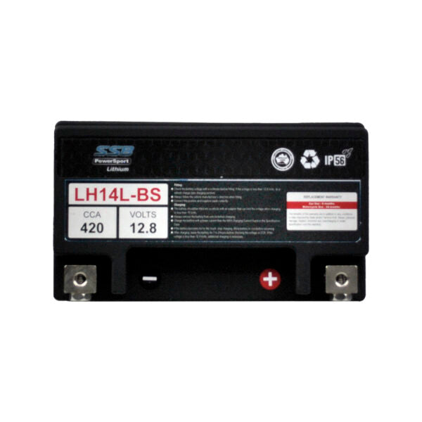SSB LH14L-BS (YTX14L-BS)  UltraLite Lithium Prismatic Cell Motorcycle