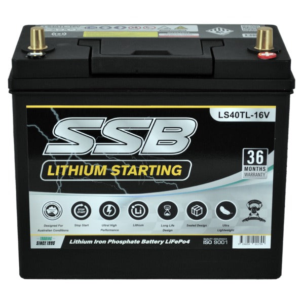 LS40TL-16V SSB Lithium Starting Car Battery (16V Battery)