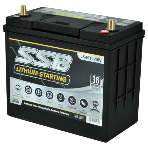 LS40TL-16V SSB Lithium Starting Car Battery (16V Battery)