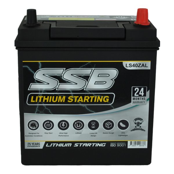 LS40ZAL SSB Lithium Starting Car Battery (NS40ZL-NS40Z) – Suncoast ...