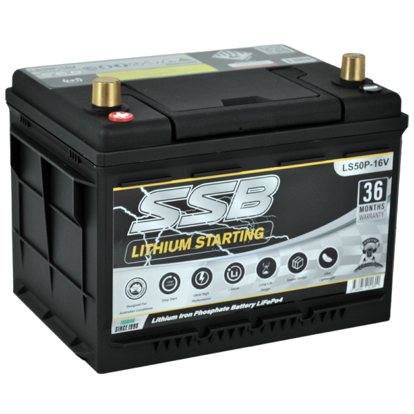 LS50P-16V SSB Lithium Starting Car Battery