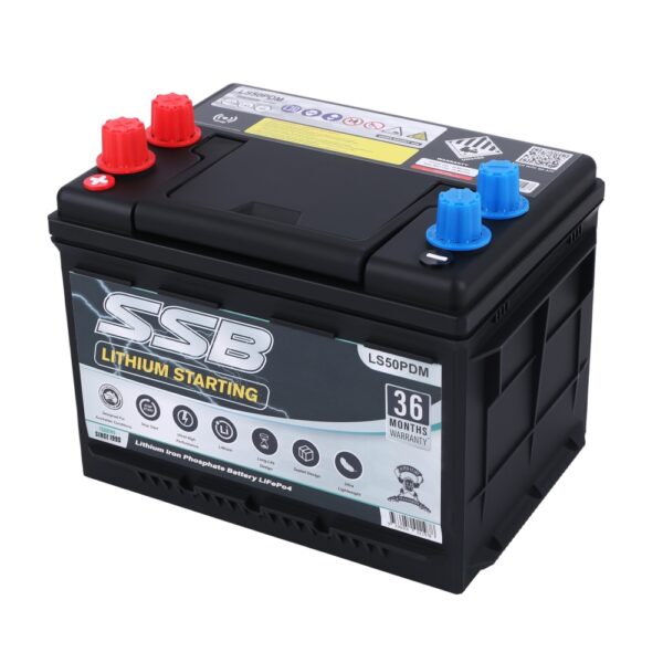 LS50PDM SSB Lithium Starting Car Battery