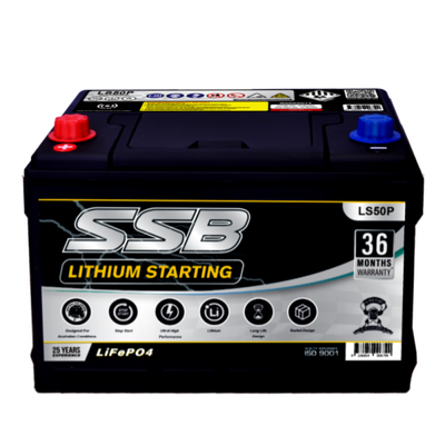 LS50P SSB Lithium Starting Car Battery (Group 50)