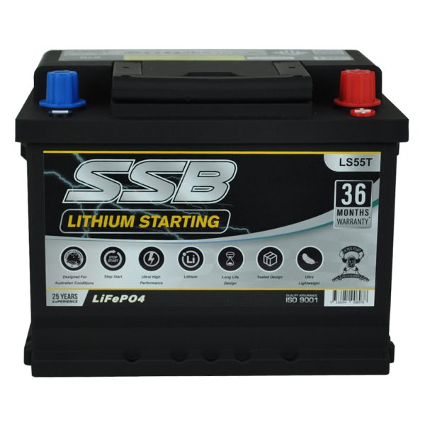 Ls Battery Small LS55T SSB Lithium Starting Car Battery – Suncoast Batteries