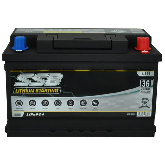 LS66 SSB Lithium Starting Car Battery