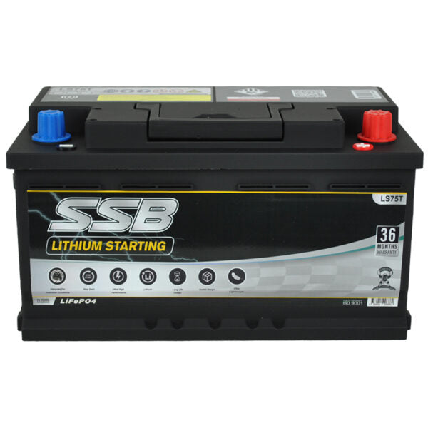 Ls Battery Small LS75T SSB Lithium Starting Car Battery – Suncoast Batteries