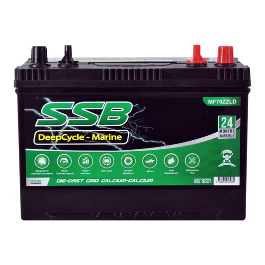 MF70ZZLD SSB Marine Deep Cycle Battery