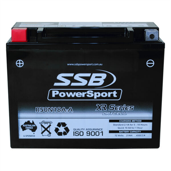 R50N18A-A SSB XR Series Motorcycle Battery (YTX24H-BS )