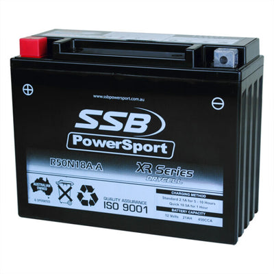 R50N18A-A SSB XR Series Motorcycle Battery (YTX24H-BS )