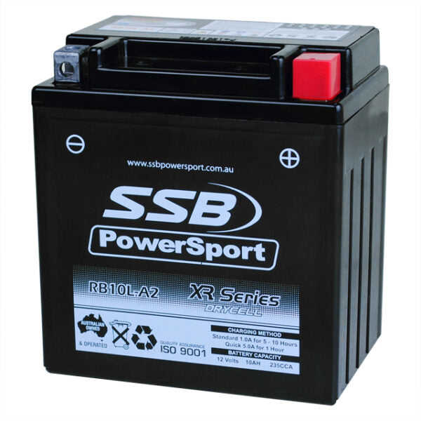 RB10L-A2 SSB XR Series Motorcycle Battery (12N10-3A)
