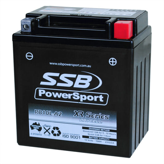 RB10L-A2 SSB XR Series Motorcycle Battery (12N10-3A)