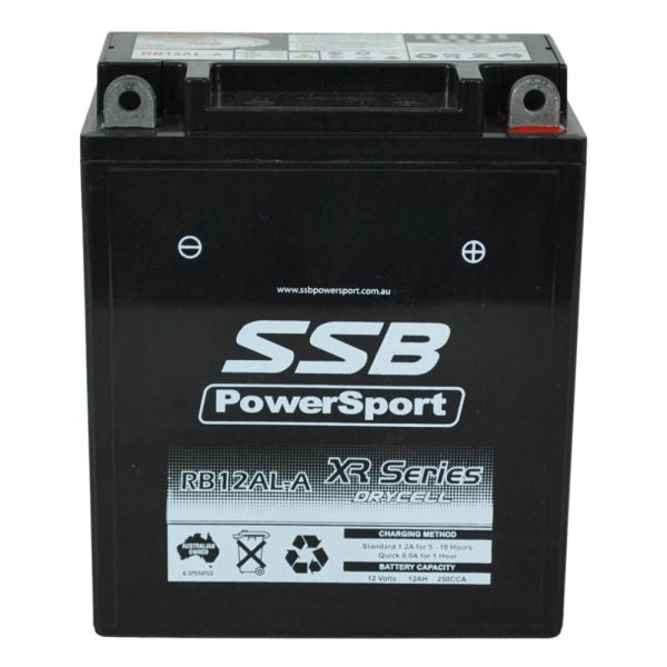 RB12AL-A SSB XR Series Motorcycle Battery (12N12A-4A-1L)
