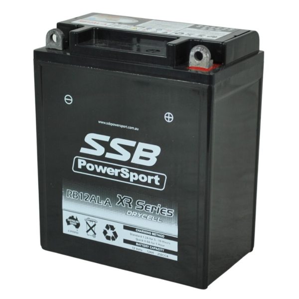 RB12AL-A SSB XR Series Motorcycle Battery (12N12A-4A-1L)